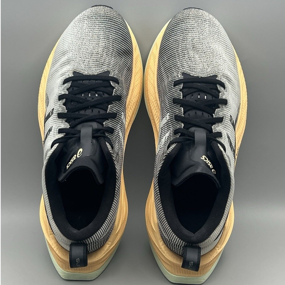 Asics Superblast FF Turbo Black Yellow Runner - Men's Size 6.5 Women's Size 8 - Picture 6 of 8